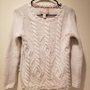 White Banana Republic sweater